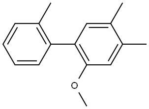 2-Methoxy-2',4,5-trimethyl-1,1'-biphenyl Structure