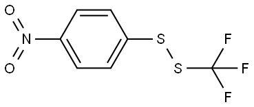4-Nitrophenyl trifluoromethyl disulfide 结构式