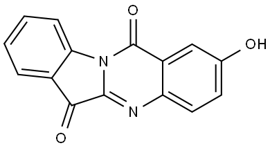 2-hydroxyindolo[2,1-b]quinazoline-6,12-dione Structure