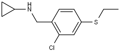 1690561-78-4 2-Chloro-N-cyclopropyl-4-(ethylthio)benzenemethanamine