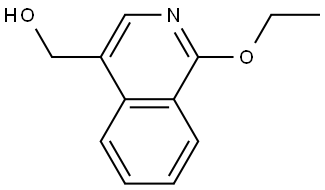 1-Ethoxy-4-isoquinolinemethanol Structure