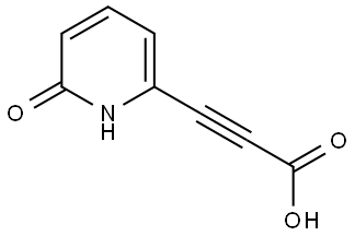 2-Propynoic acid, 3-(1,6-dihydro-6-oxo-2-pyridinyl)- Structure