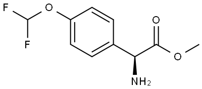 METHYL (2S)-2-AMINO-2-[4-(DIFLUOROMETHOXY)PHENYL]ACETATE|