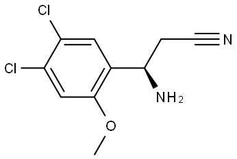 (3R)-3-AMINO-3-(4,5-DICHLORO-2-METHOXYPHENYL)PROPANENITRILE|