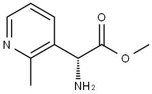 methyl (R)-2-amino-2-(2-methylpyridin-3-yl)acetate Structure