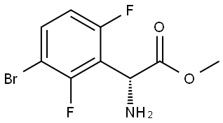 1703957-12-3 METHYL (2R)-2-AMINO-2-(3-BROMO-2,6-DIFLUOROPHENYL)ACETATE