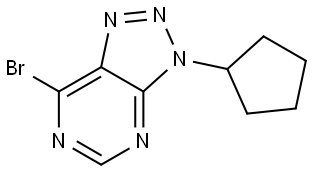 17050-80-5 7-bromo-3-cyclopentyl-3H-[1,2,3]triazolo[4,5-d]pyrimidine