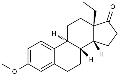 左炔诺孕酮杂质5, 17092-07-8, 结构式