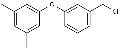 1-(3-(chloromethyl)phenoxy)-3,5-dimethylbenzene Structure