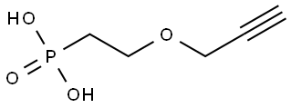 丙炔-一聚乙二醇-膦酸 结构式
