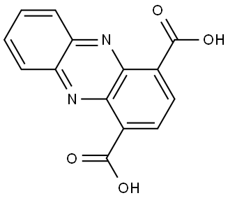 phenazine-1,4-dicarboxylic acid,17353-93-4,结构式