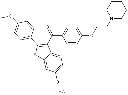 Raloxifene impurity 2 Struktur