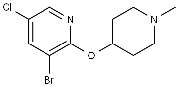 1774107-70-8 3-Bromo-5-chloro-2-[(1-methyl-4-piperidinyl)oxy]pyridine
