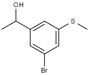 1-(3-bromo-5-(methylthio)phenyl)ethanol|