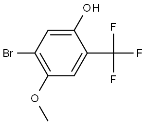 5-bromo-4-methoxy-2-(trifluoromethyl)phenol|