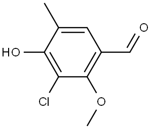 1780472-00-5 3-Chloro-4-hydroxy-2-methoxy-5-methylbenzaldehyde