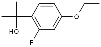 2-(4-ethoxy-2-fluorophenyl)propan-2-ol,1780492-14-9,结构式