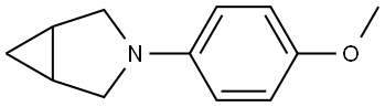 3-Azabicyclo[3.1.0]hexane, 3-(4-methoxyphenyl)- Structure