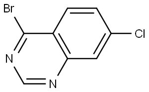 4-bromo-7-chloroquinazoline Struktur