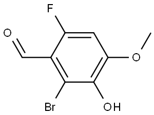 1781031-53-5 2-Bromo-6-fluoro-3-hydroxy-4-methoxybenzaldehyde