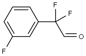 Benzeneacetaldehyde, α,α,3-trifluoro- Structure