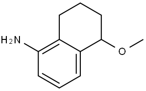 1-Naphthalenamine, 5,6,7,8-tetrahydro-5-methoxy- Structure