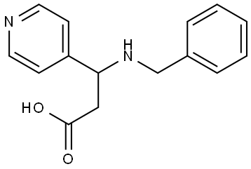 1782440-18-9 3-(benzylamino)-3-(pyridin-4-yl)propanoic acid