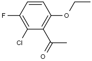 1-(2-Chloro-6-ethoxy-3-fluorophenyl)ethanone,1782676-48-5,结构式