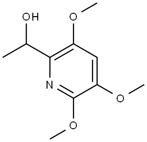 3,5,6-Trimethoxy-α-methyl-2-pyridinemethanol Structure