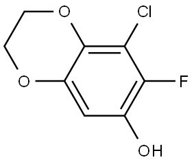 8-Chloro-7-fluoro-2,3-dihydro-1,4-benzodioxin-6-ol|