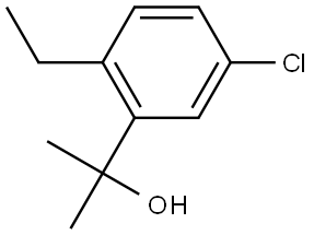 2-(5-chloro-2-ethylphenyl)propan-2-ol Structure