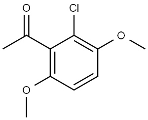 1-(2-Chloro-3,6-dimethoxyphenyl)ethanone 结构式