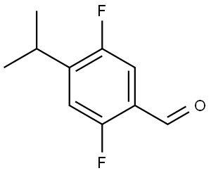 2,5-difluoro-4-isopropylbenzaldehyde,1784888-31-8,结构式