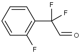 Benzeneacetaldehyde, α,α,2-trifluoro- Structure