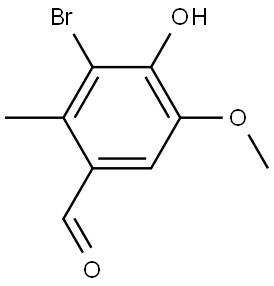 1785536-26-6 3-Bromo-4-hydroxy-5-methoxy-2-methylbenzaldehyde