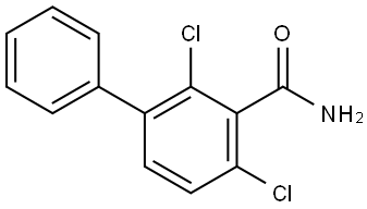 2,4-Dichloro[1,1'-biphenyl]-3-carboxamide 化学構造式