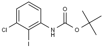 tert-butyl (3-chloro-2-iodophenyl)carbamate Struktur