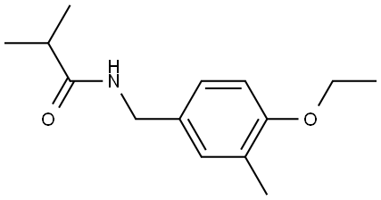 N-[(4-Ethoxy-3-methylphenyl)methyl]-2-methylpropanamide,1798134-69-6,结构式