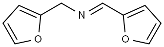 2-Furanmethanamine, N-(2-furanylmethylene)-, [N(E)]- Structure