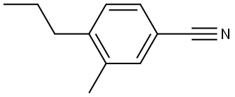 3-Methyl-4-propylbenzonitrile Structure