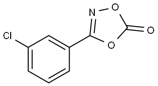 3-(3-Chlorophenyl)-1,4,2-dioxazol-5-one 结构式