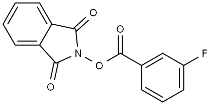 1,3-二氧代-2,3-二氢-1H-异吲哚-2-基 3-氟苯甲酸酯 结构式