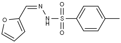 N'-(furan-2-ylmethylene)-4-methylbenzenesulfonohydrazide Structure