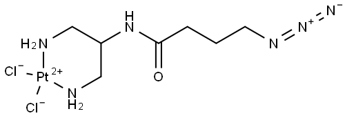 CIS-[PT-1,3-PROPANEDIAMINE]-2-C4-叠氮 结构式