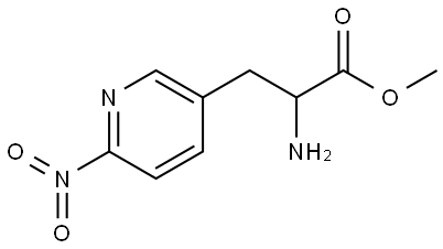 METHYL 2-AMINO-3-(6-NITROPYRIDIN-3-YL)PROPANOATE Structure