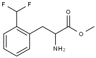 methyl 2-amino-3-(2-(difluoromethyl)phenyl)propanoate Structure