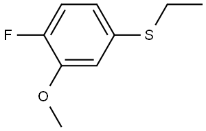 4-(Ethylthio)-1-fluoro-2-methoxybenzene 结构式