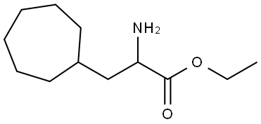 ethyl 2-amino-3-cycloheptylpropanoate,182291-71-0,结构式