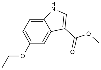 methyl 5-ethoxy-1H-indole-3-carboxylate,1823237-04-2,结构式