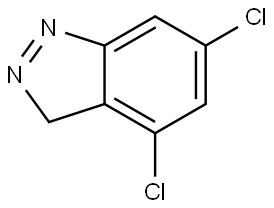 4,6-Dichloro-3H-indazole Structure